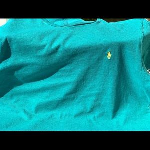 Green polo t shirt